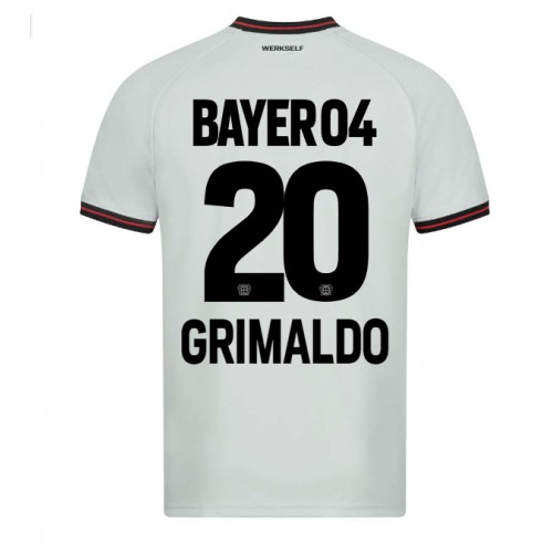 Fotbalové Dres Bayer Leverkusen Alejandro Grimaldo #20 Venkovní 2023-24 Krátký Rukáv